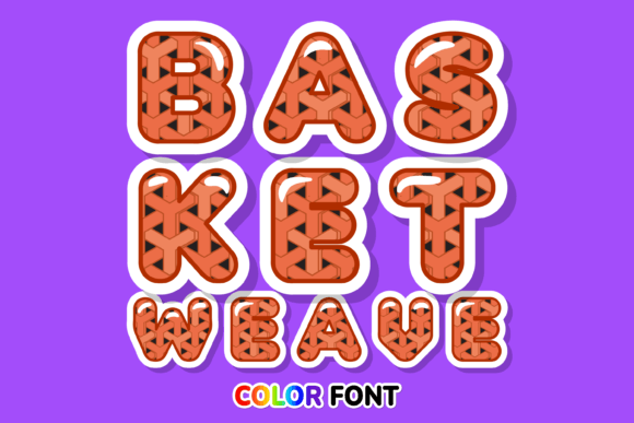 Basket Weave: A Color Font Built for Scroll-Stopping Marketing