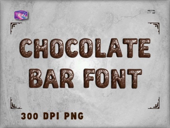 Chocolate Bar Font: A Fun 3D Color Font for Small Business Branding