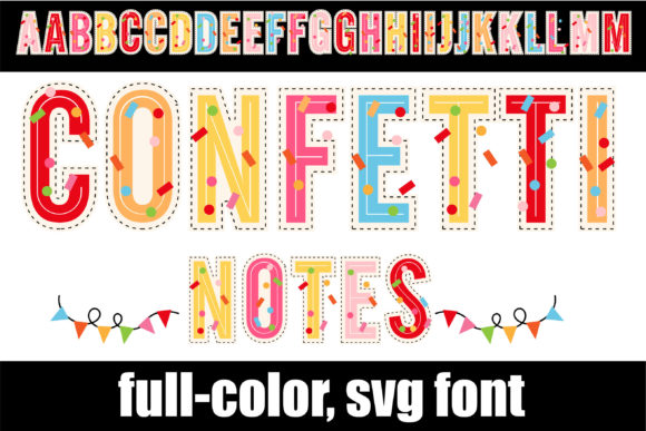 Confetti Notes: A Bold Font for Festive Campaigns