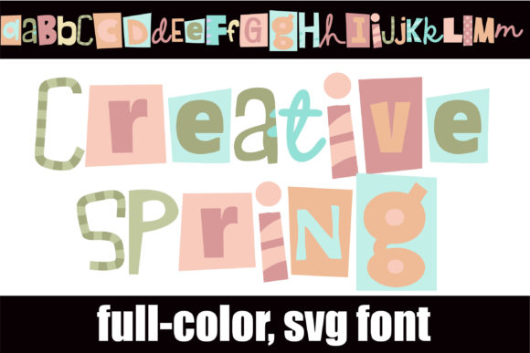 Creative Spring Font for Elegant Design