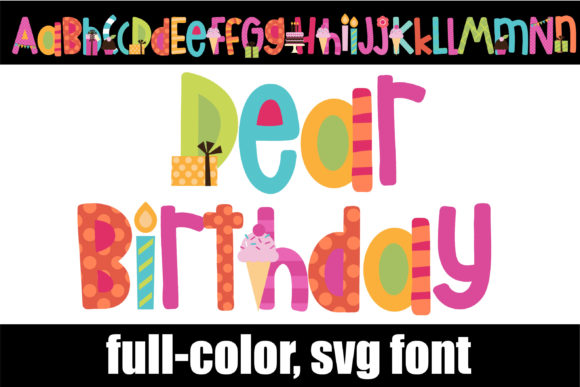 Dear Birthday Font for Creative Projects