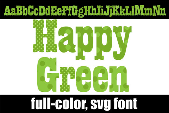 Happy Green Font for Better Design