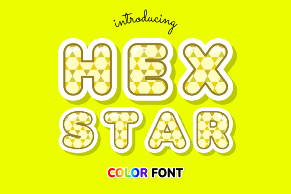 Hex Star: A Color Font That Elevates Digital Design