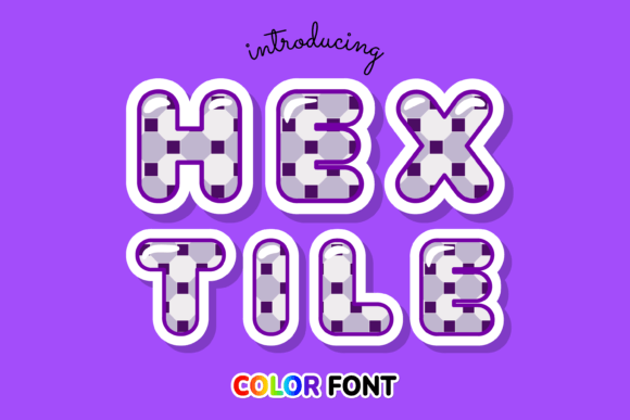 Hex Tile: A Color Font Built for Editorial Impact