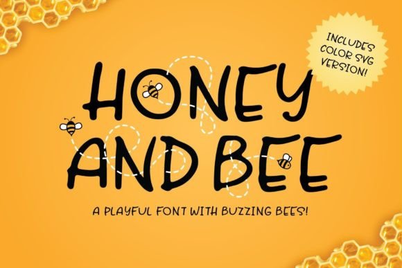 Honey and Bee: A Hand-Drawn Font That Brings Playful Warmth to Editorial Design