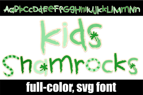 Kid s Shamrock Font for Web Design