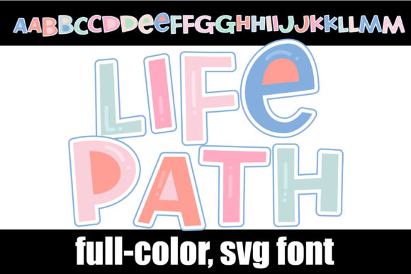 Life Path: A Playful Font for Creative Projects