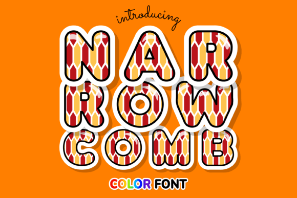 Narrow Comb: A Color Font for Editorial Storytelling