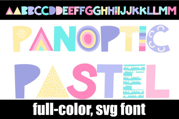 Panoptic Pastel: A Color Font for Web Designers