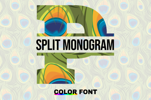 Peacock Split: A Color Font for Editorial Storytelling