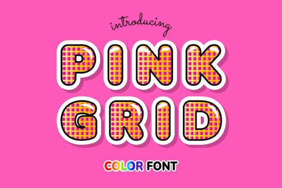 Pink Grid Font Review: A Designer’s Honest Take on This Mesh-Style Color Font