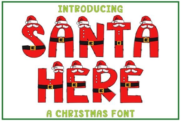 Santa Here Font: A Playful Typeface for Modern Web Design