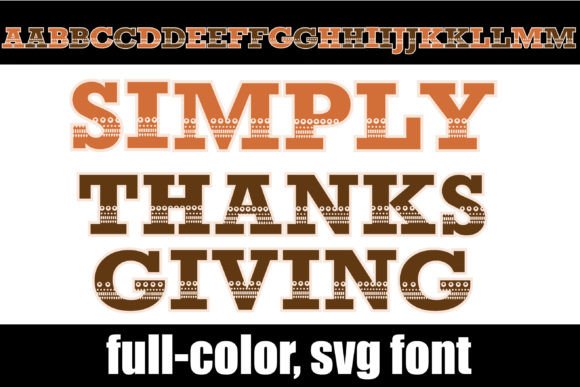 Simply Thanksgiving Font Brings Warm Style to Handmade Products