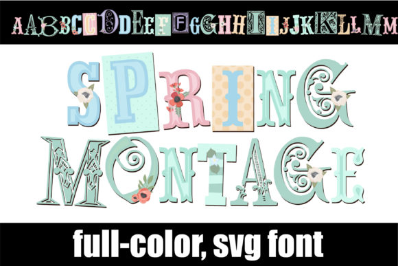 Spring Montage Font for Editorial Design