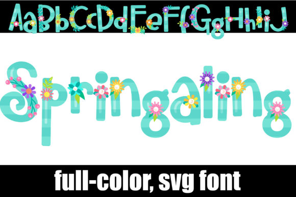 Springaling: A Color Font for Bold Branding
