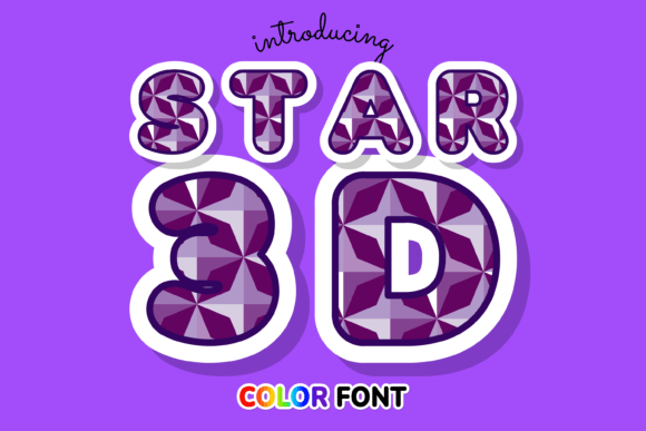 Star 3d: A Color Font That Elevates Digital Campaign Visuals