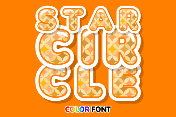 Star Circle: A Color Font for Thoughtful Editorial Design