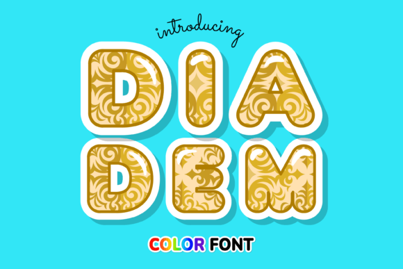 Testing Diadem: A Color Font That Brings Playful Crown Details to Web Projects