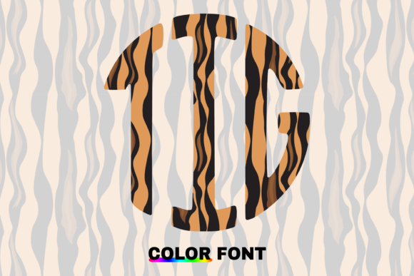 Tiger Circle Font Review: A Playful Monogram Typeface with Bold Character