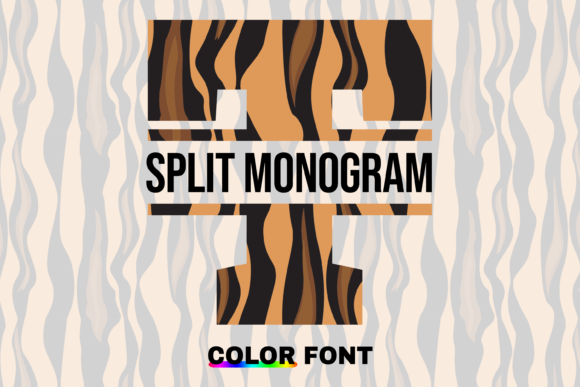 Tiger Split Font Review: A Playful Color Typeface for Brands