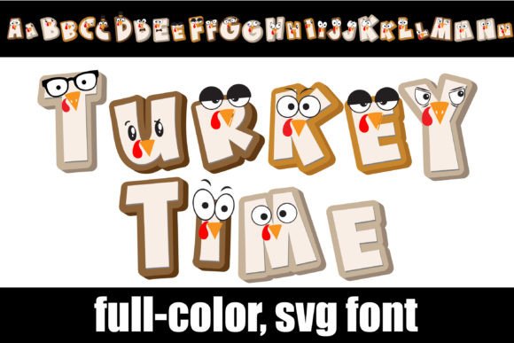 Turkey Time Font Brings Whimsy to Editorial Design