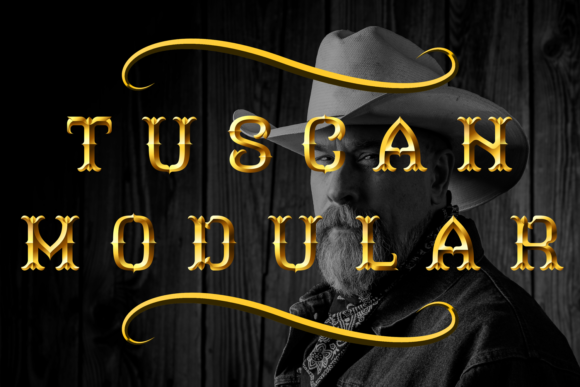 Tuscan Modular: A Bold Font for Editorial Design