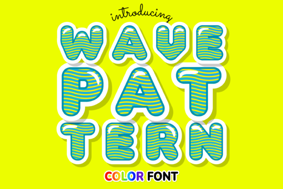 Wave Pattern: A Color Font That Gives Your Brand a Distinct Voice