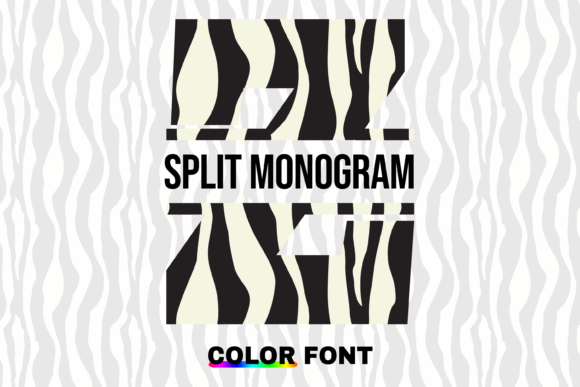 Zebra Split: A Playful Font for Small Business Branding That Delights